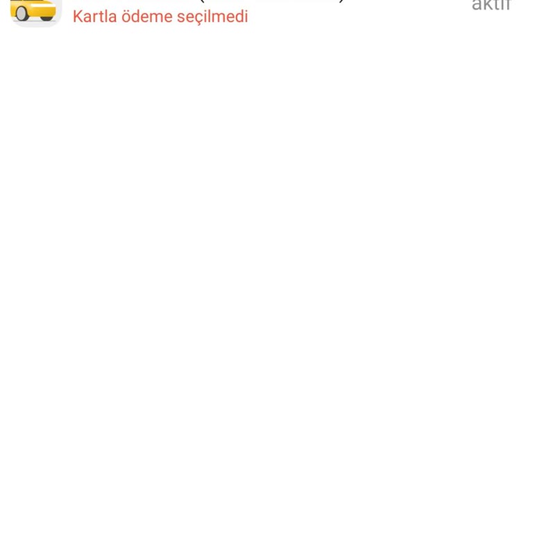 Yandex Go'da 200 TL İndirim Kodu Uygulanmadı