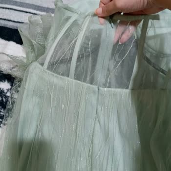 Kıyafet Sepeti Mint Yeşili Abiye Görseliyle Uyuşmayan Kalite Ve Saygısız Müşteri Hizmetleri