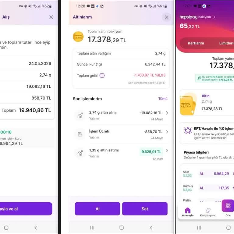 Hepsipay'de Altın Alımında Şeffaf Olmayan Ücretlendirme Ve %9 Kayıp