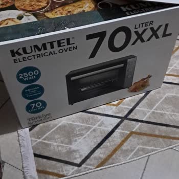 Kumtel 70 Litre Fırının Eksik Yuvarlak Tepsi Ve Piliç Çevirme Aparatı
