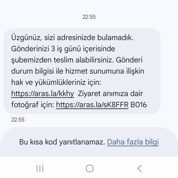 Aras Kargo Şubesi Teslimatı Yanıltarak Müşteriyi Mağdur Ediyor