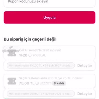Yemeksepeti Satın Aldığım Y Pro Aboneliğinde Kuponlarımı Kullanamıyorum