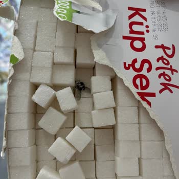 Petek Küp Şekerde Ezilmiş Sinek Bulunduğu İçin Şikayet