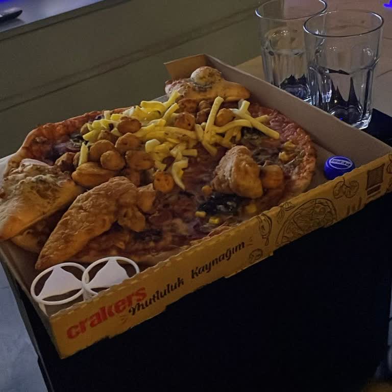 Samsun İlkadım Crakers Pizza'dan Bayat Ve Geciken Pizza Şikayeti