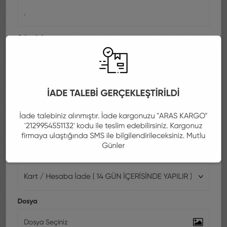 İade Tutarı Banka Kartıma Yatırılmalı, Cüzdana Değil