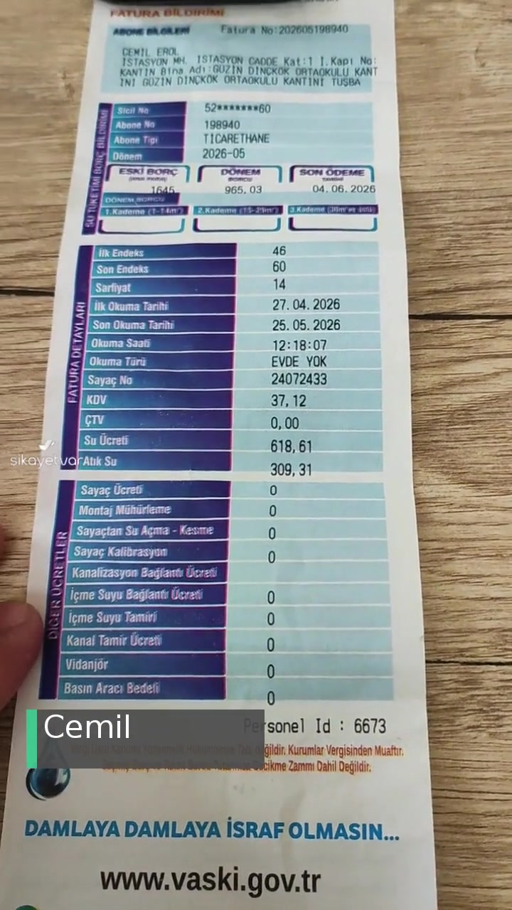 Van Büyükşehir Belediyesi Saat Okunmadan Kesilen Su Faturası videonun kapak resmi