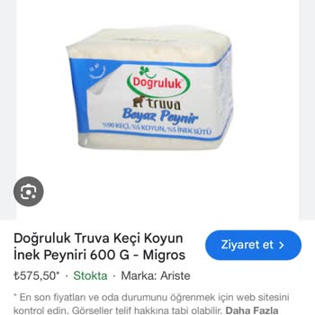 Kağıt Parçası Çıkan Peynir İçin İade Talebi Ve Gıda Güvenliği Şikayeti