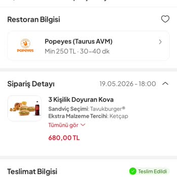 Teslim Edilmeyen Sipariş Ve 680 TL İade Gecikmesi