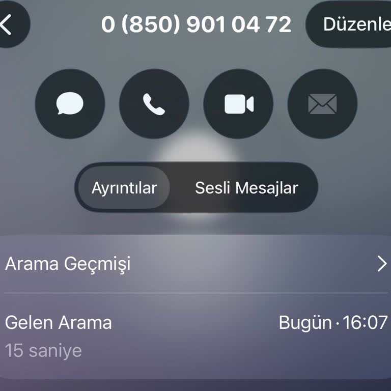 Şüpheli 0850 901 04 72 Numaralı Arama Ve Kişisel Verilerin Güvenliği