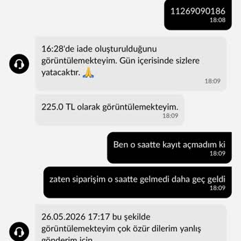 Ağaçta Asılan Sipariş Ve İade Talebi Reddi