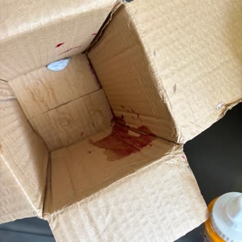 Frambuazlı Sosun Açık Güvenlik Kartonunun Nedeniyle Dökülmesi Ve Değişim Talebi