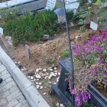 Kilyos Mezarlığı'nda Aile Mezarı Sistemli Zarar Görüyor, Güvenlik Eksikliği