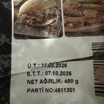 BİM Dönerinde Mavi Plastik Parça Tespit Edildi Gıda Güvenliği Sorunu