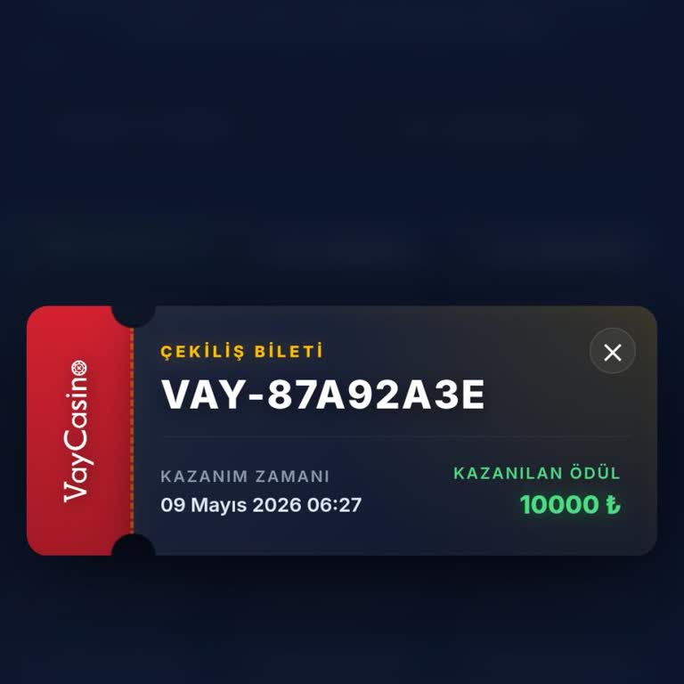 Vaycasino Ödülümün 10.000 TL Ödemesi Gecikiyor Ve Destek Yanıtları Yetersiz