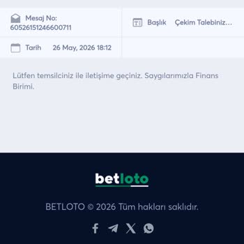 Betloto Temsilcisi Şikayet Silmeden 10.000 TL Ödeme Yapmayacağını Söyledi