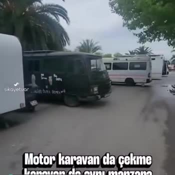 İstanbul Büyükşehir Belediyesi Karavanlar Sahile Çökmüşler