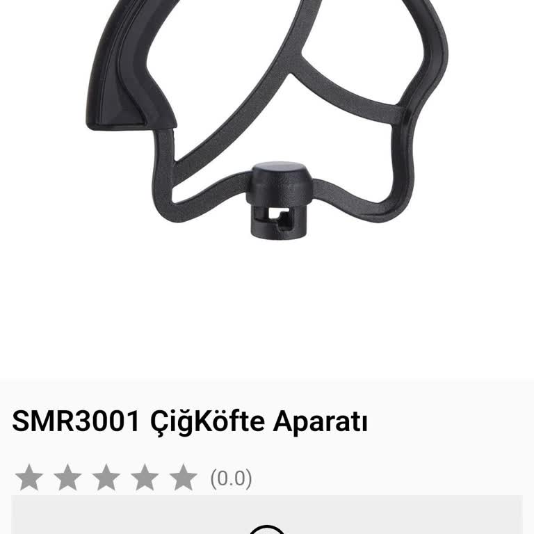SMR 3001 Hamur Makinesinde Çiğ Köfte Aparatı Yok Ve Temin Edilemiyor