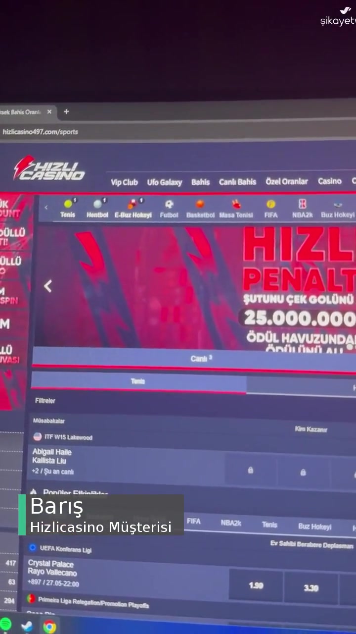 Hizlicasino Sitesinin Spor Bahsi Aldırmayıp Kaybettirmeye Zorlaması videonun kapak resmi