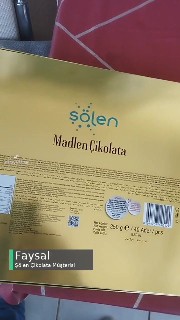 Şölen Çikolata Son Kullanma Tarihi Yok videonun kapak resmi