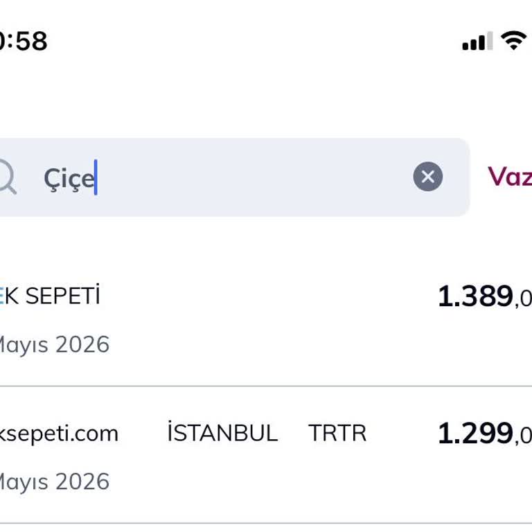 Çiçek Sepeti'nden Yetkisiz Çift Çekim İadesi Talebi