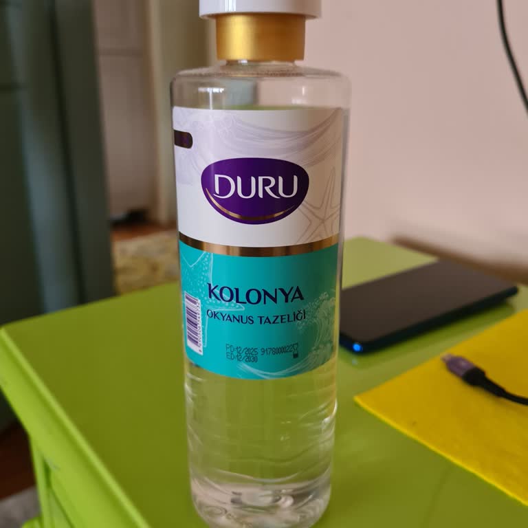 Duru Okyanus Kokulu Kolonyada Keskin Ve Rahatsız Edici Koku, Limon Kokusuna Değiştirme Talebi