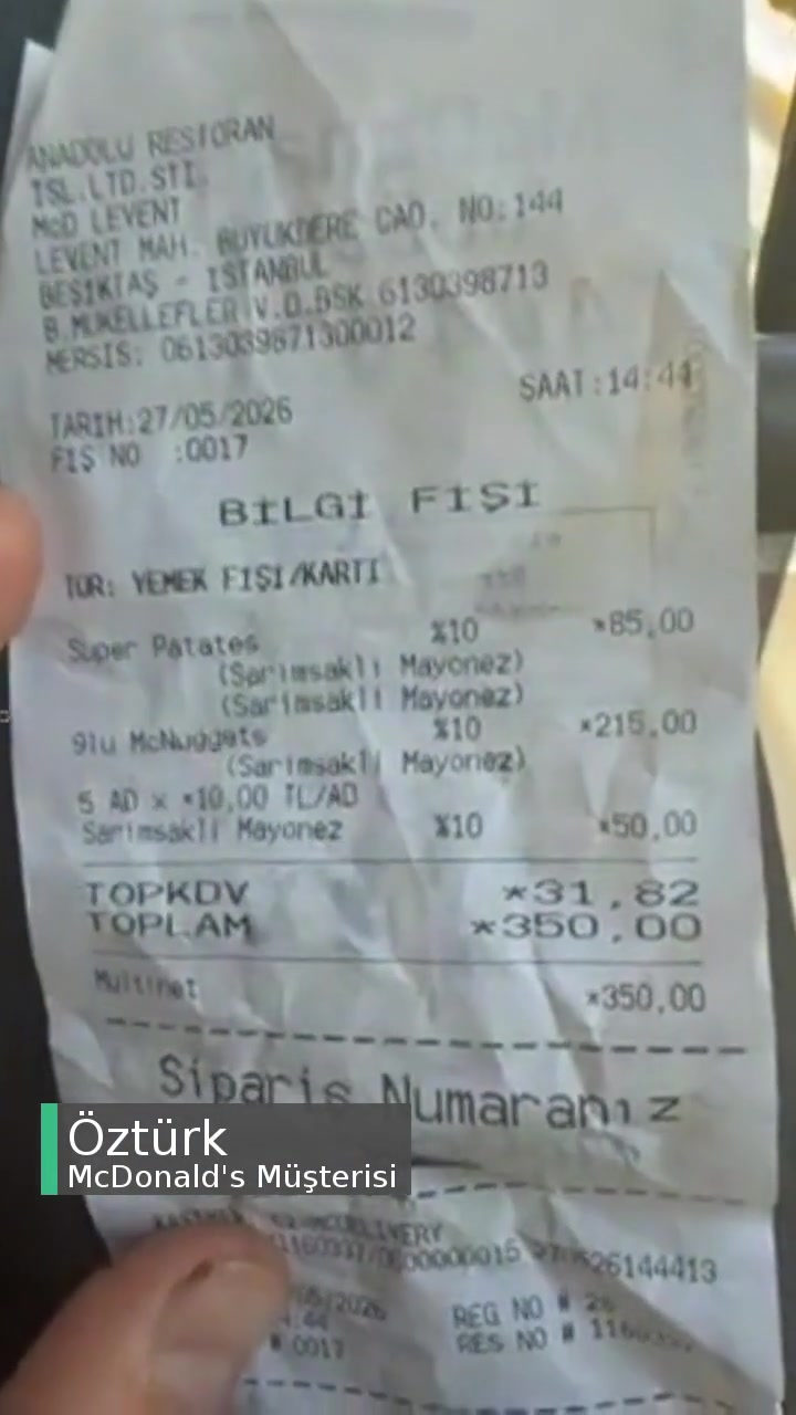 McDonald's Ben Mayonez Yemeyecek Miyim? videonun kapak resmi