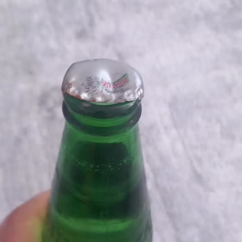 Kapağı Tam Kapatılmayan Beypazarı Maden Suyu Şişesinde Pas Ve Sağlık Sorunu