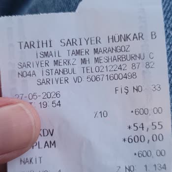Hünkar Börekçisi Sarıyer Fahiş Fiyata Dondurma Satıyor