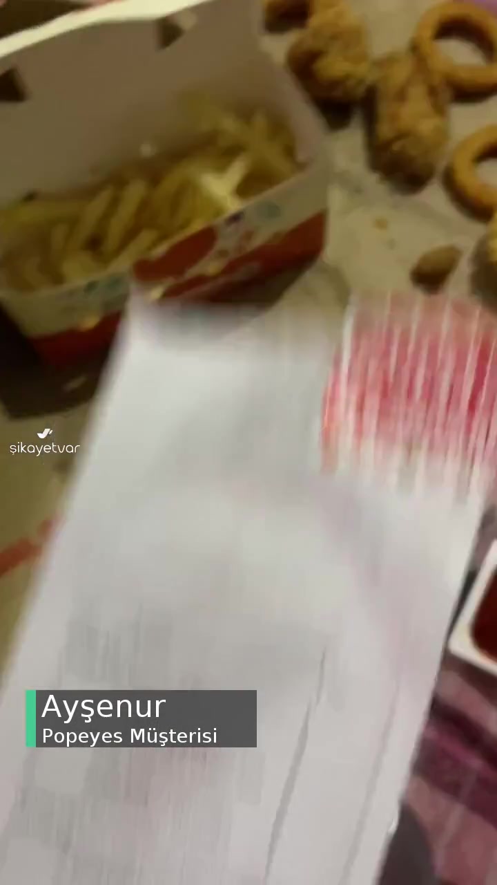 Malatya City (Park) AVM Popeyes Şubesi Eksik Ve Hatalı Ürün Gönderimi videonun kapak resmi