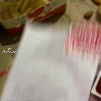 Malatya City (Park) AVM Popeyes Şubesi Eksik Ve Hatalı Ürün Gönderimi