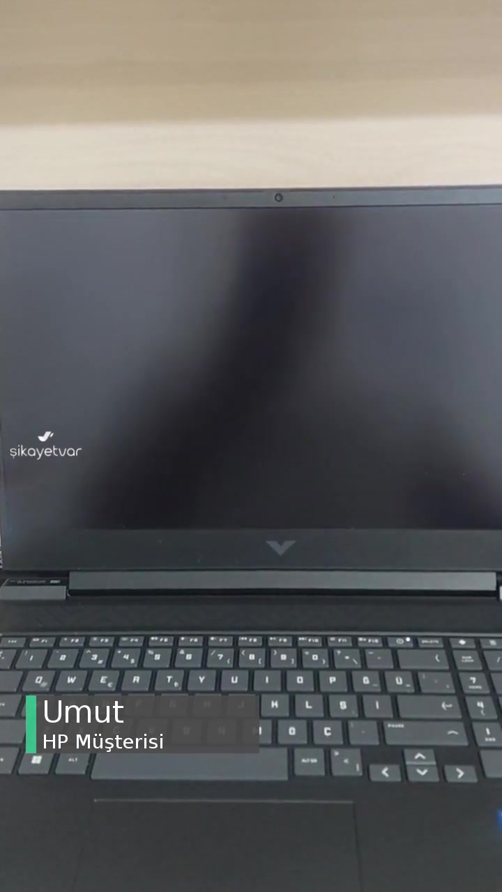 HP Victus 16 Siyah Ekran videonun kapak resmi