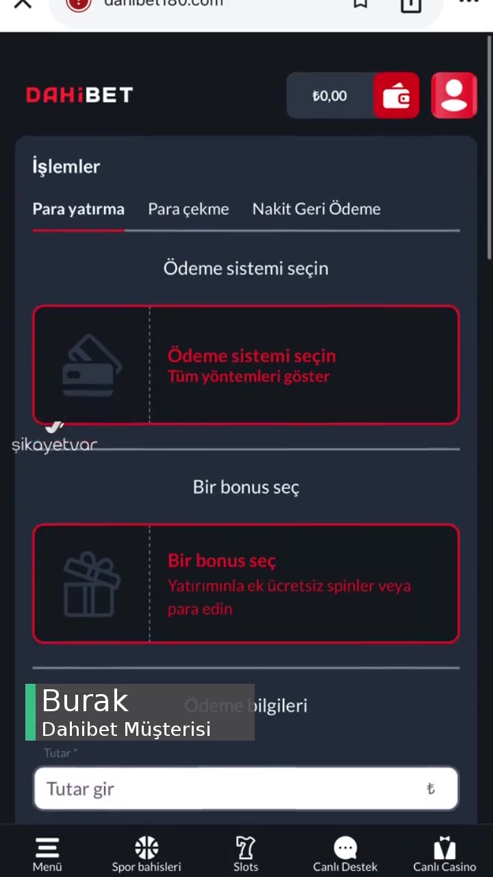 Dahibet Paraları Yok! videonun kapak resmi