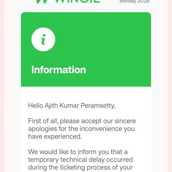 Wingie Has Not Refunded My £341.81 Flight Ticket Payment
