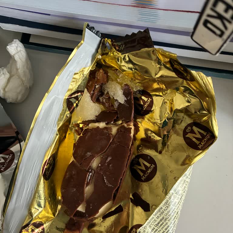 Soğuk Zincir Denetimi Yetersizliği Sonucu Bozulmuş Magnum Mini Dondurma