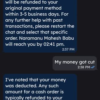 I Need a Refund for a Failed Zomato Order That Was Never Placed
