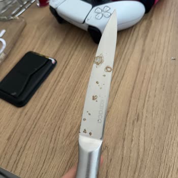 Alman Çeliği Bıçak Setinde İlk Kullanımda Paslanma Sorunu