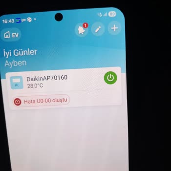 Yeni Daikin Klimam İlk Gün Hata Verdi Ve Değiştirilmesini İstiyorum