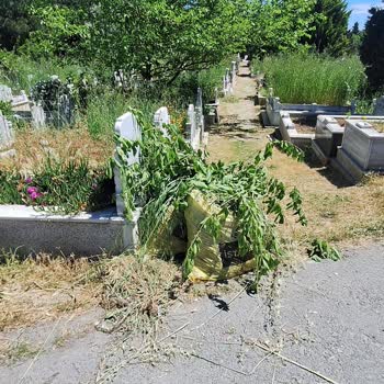 Kanarya Mezarlığı Yeni Bölümünde Bakımsızlık Ve Su Eksikliği