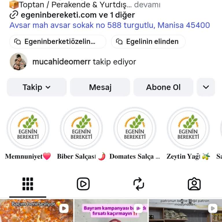 Egenin Bereketi Instagram Mağazasından Alışverişim Gönderilmedi, Ödemem Geri Dönmedi