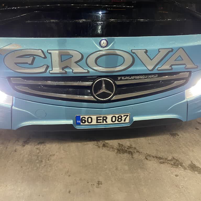 Lüks Erova Turizm Şoförün Tavrı