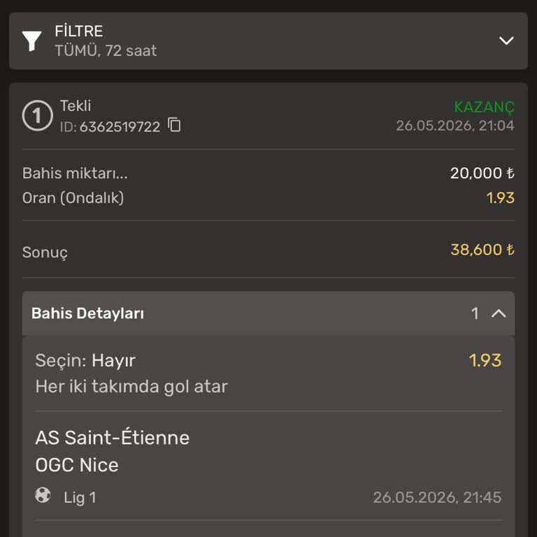 Bahis1000 Kazandığım 38.000 TL’nin Haksız İptali ve Açıklama Talebi