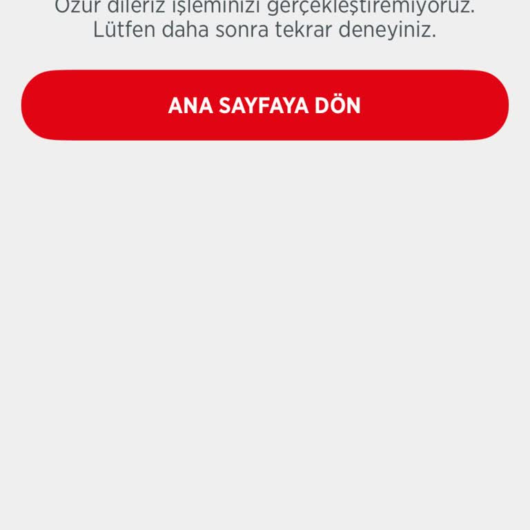 Ziraat Bankası'nda Onaylı İhtiyaç Kredim Mobil Uygulamada Kullanılamıyor
