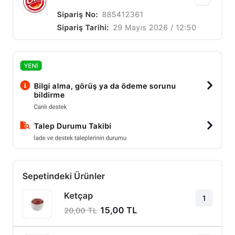 Migros Yemek Öncü Döner Şubesinde Sürekli İptal Ve Geri Ödeme Sorunu