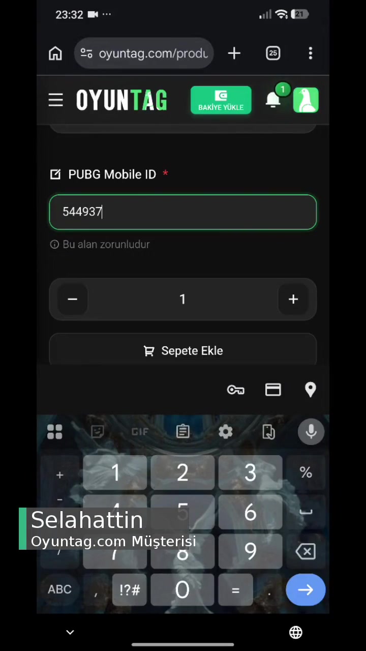 Oyuntag.com Gönderilmeyen 1800 Uc videonun kapak resmi