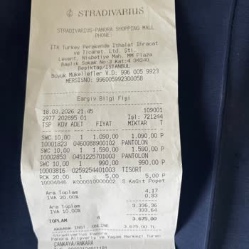 Stradivarius Modal Eşofman Altındaki İplik Kaçması Nedeniyle Değişim ve İade Talebi