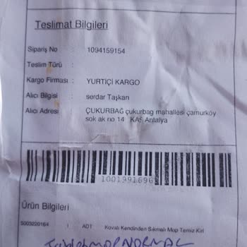 Koçtaş'tan Gelen Çince Etiketli Ürün Ve Uzayan İade Süreci