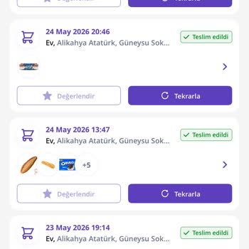 Getir Market'te Tek Siparişe Üç Kez Para Çekildi, Hatalı Tutar İadesi Bekliyorum
