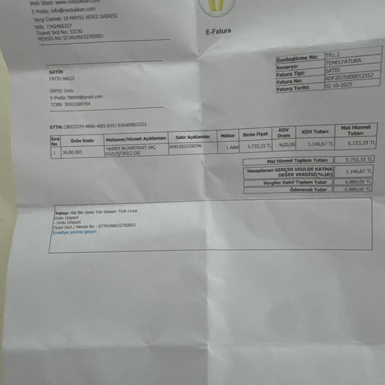 Arızalı Ürün Ve Etkisiz Servis Nedeniyle Ücret İadesi Talebim