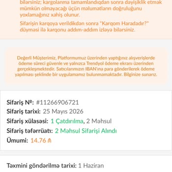 Siparişin Kargoya Verilmemesi Ve İletişim Sorunları