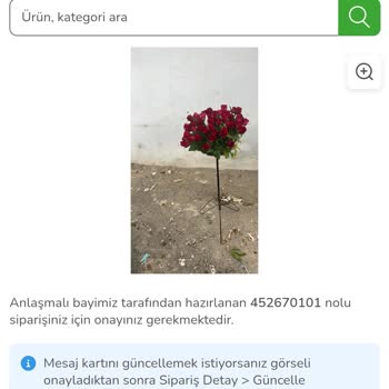 Çiçek Sepeti Görseldeki Gül Çelengi Yerine Özensiz Ürün Teslim Edildi